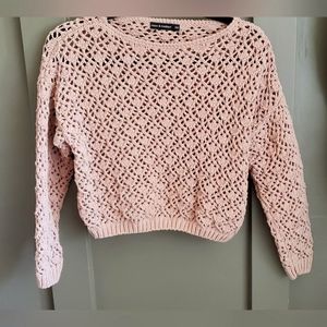 Size xs Light pink/beige moon and madison sweater